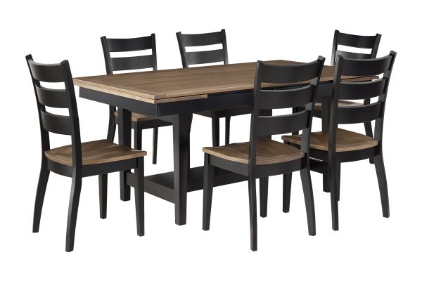 Christopher Extendable Table + 6 Chairs 