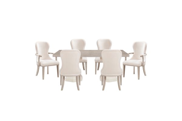 Lofton Two-Tone 7-Piece Dining Set with Rectangular Dining Table