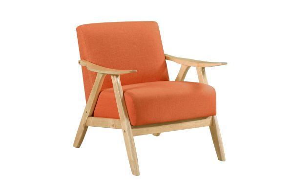 Damala Orange Accent Chair