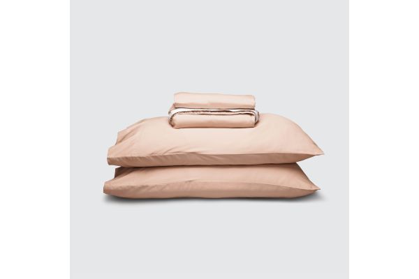 Weightless Cotton Twin Sheet Set - Blush Pink