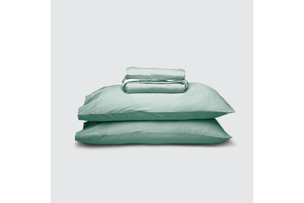 Weightless Cotton Split California King Sheet Set - Seafoam