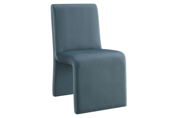 Emory Upholstered Cadet Blue Dining Side Chair by Modway