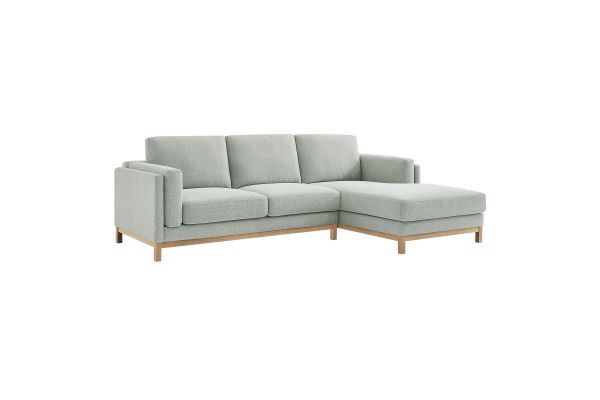 Roscoe Right-Facing Mist Sectional Sofa with Chaise by Modway