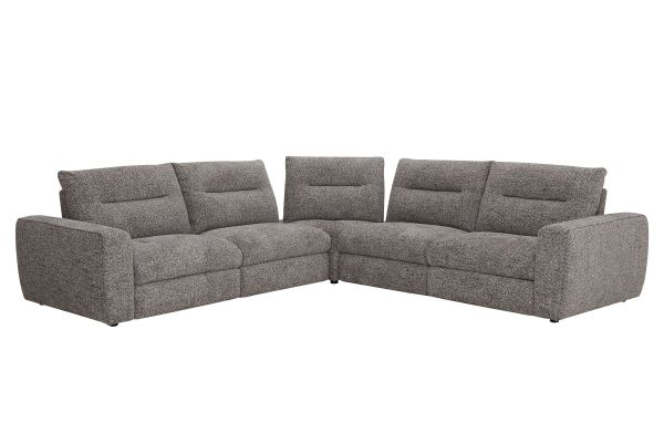 Polo Grey Power Reclining 5-Piece Sectional 