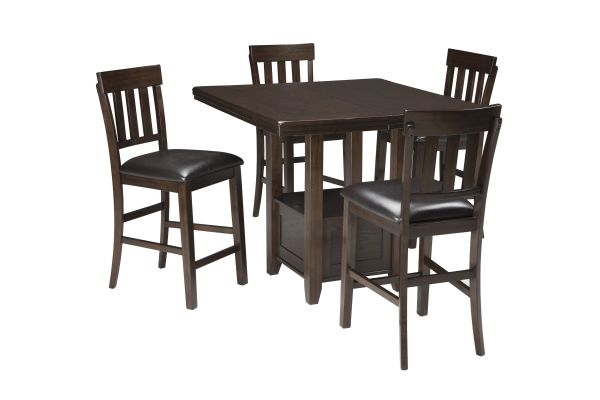 Haddigan 5-Piece Counter Height Dining Set