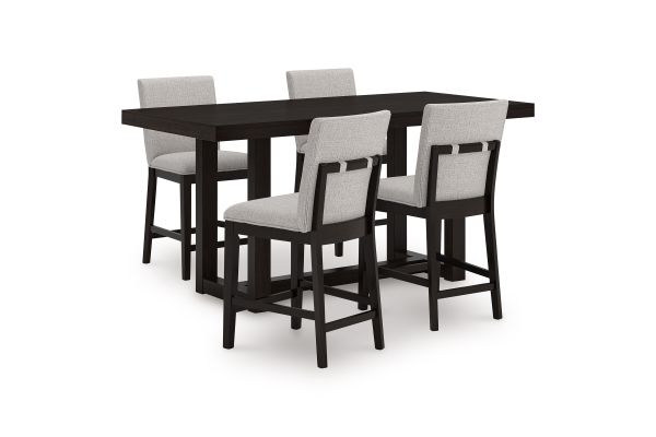 Neymorton 5-Piece Counter Height Dining Set