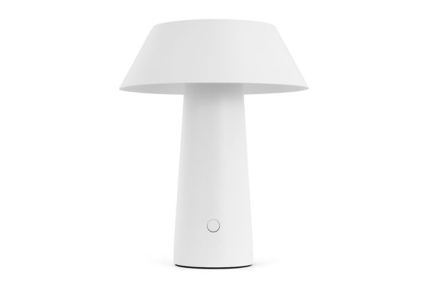 Sesa White Short Accent Rechargeable Table Lamp