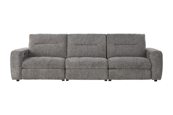 Polo Grey Power Reclining 3-Piece Sectional 