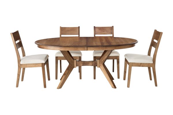 Paramour Extendable Table + 4 Chairs  