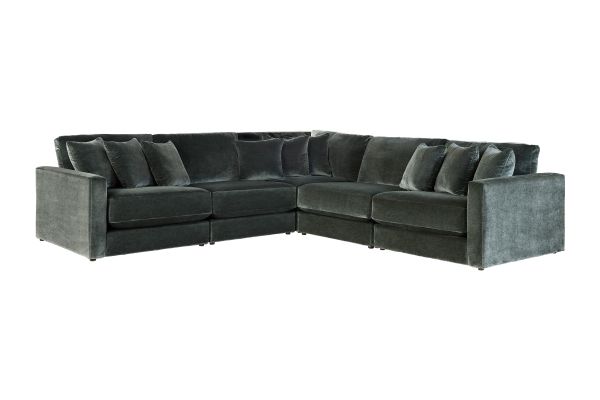 Brynn Pine 5-Piece Sectional 
