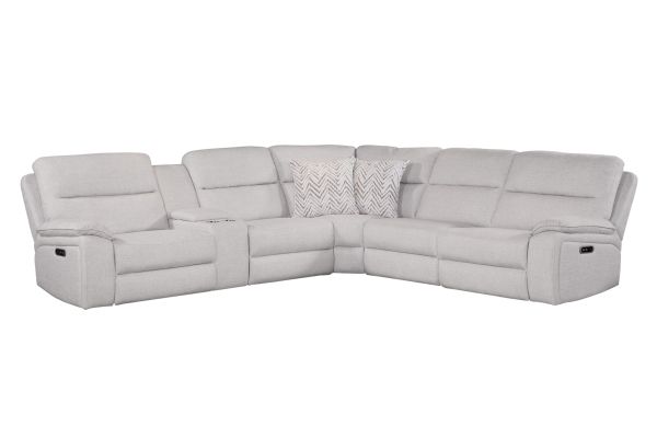 Westhaven Ivory Dual Power Sectional