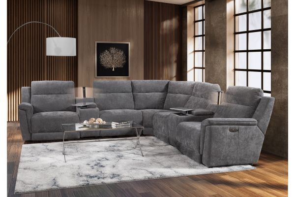 Austin Graphite Dual Power Sectional