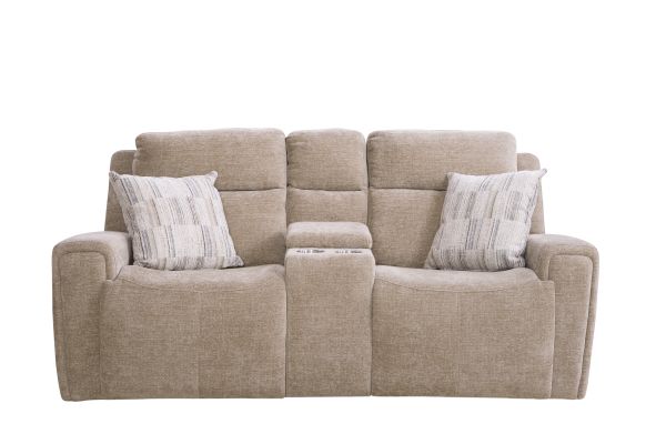 Mirmar Sand Dual Power Loveseat