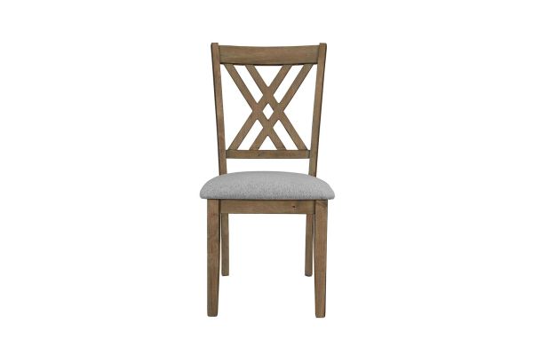 Global Furniture D2974 Grey Dining Chair - 2 Pack