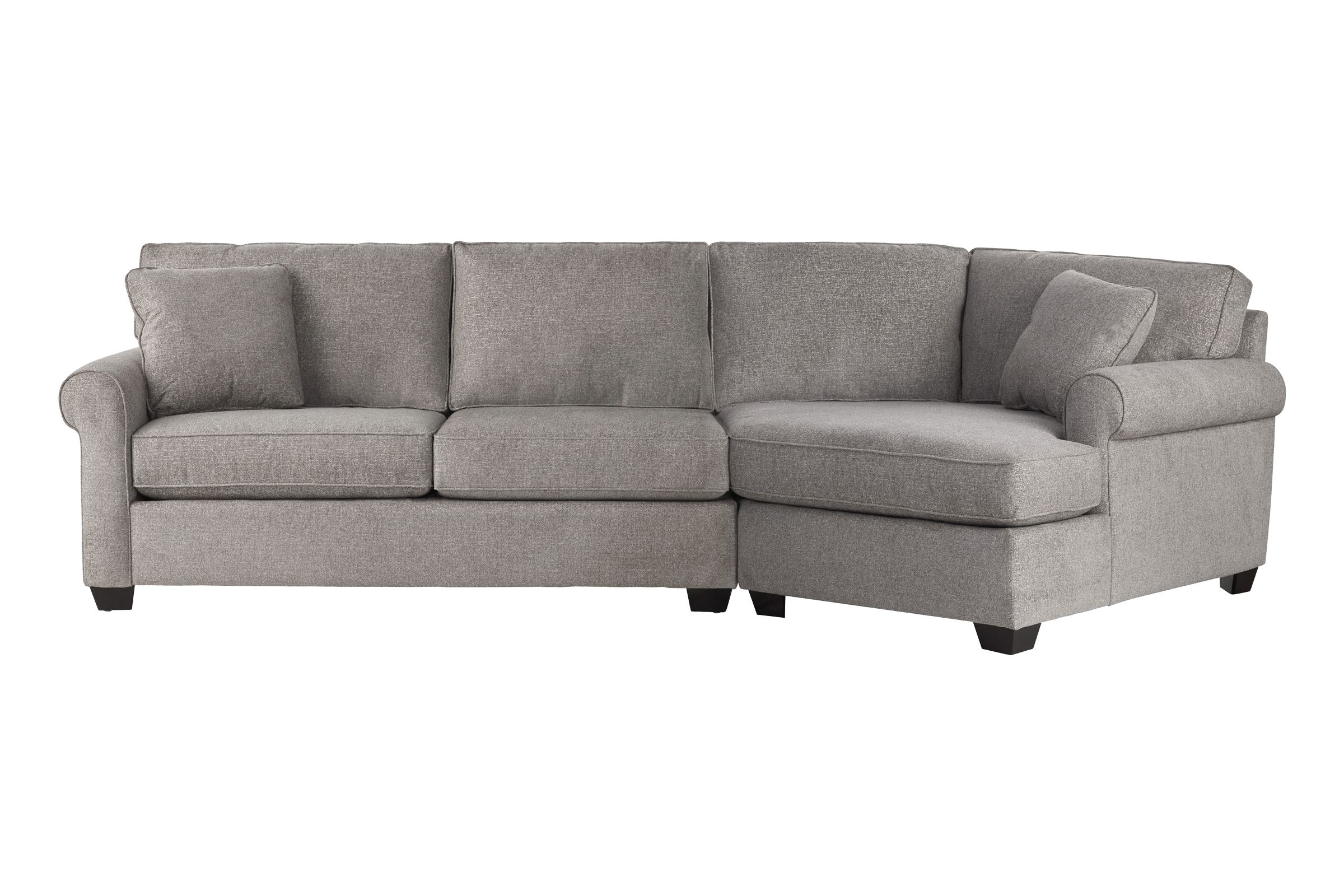 Camila 2-Piece Sectional with Right Arm Facing Cuddler Chaise by