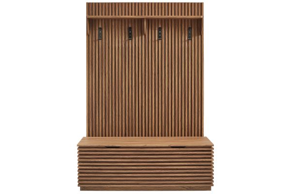 Render Fluted 3-in-1 Hall Tree by Modway