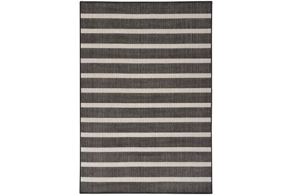 Positano Black 5x7 Rug