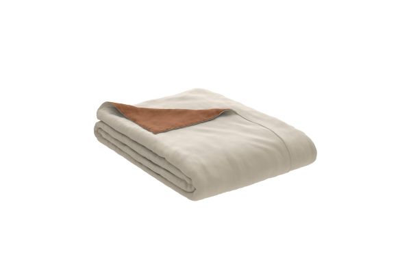Duvet Cover + Soft Touch/Bamboo King/Cal King - Ivory / Clay