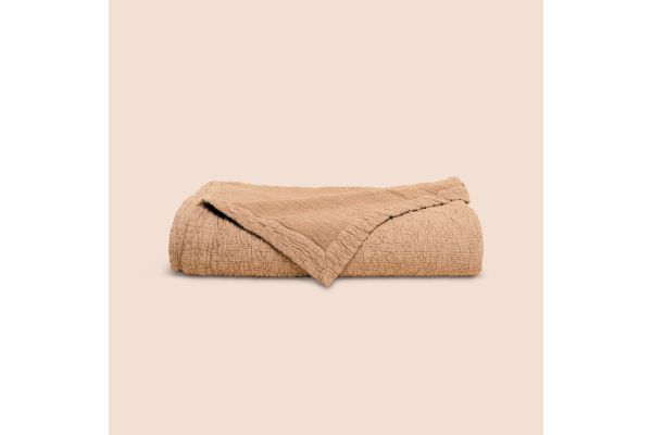 Dr. Weil Wave Coverlet - Ochre