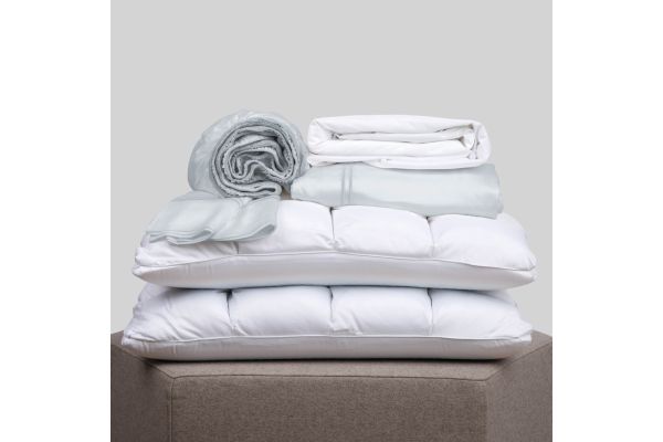 Split Cal King Cooling Bundle - Light Blue