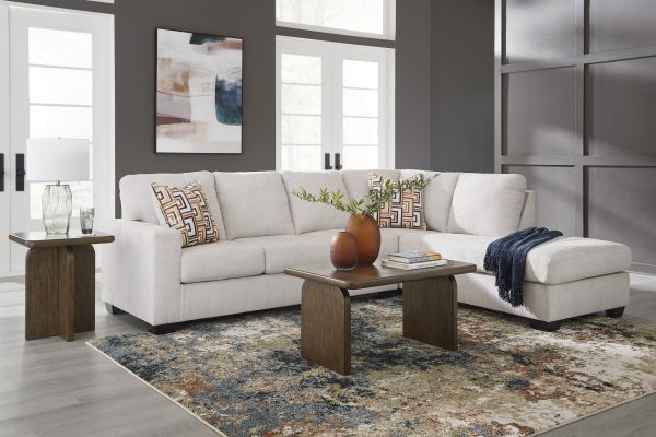 Aviemore Stone 5-Piece Living Room Set with Right-Facing Sectional