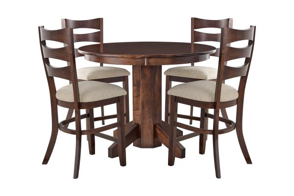 Cambridge Counter Table + 4 Uph Chairs