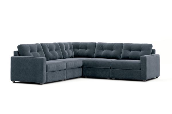 ModularOne Navy 5-Piece Power Reclining Sectional