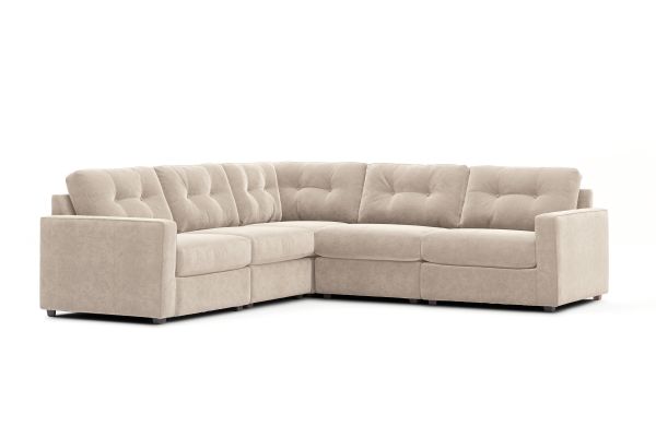 ModularOne Stone 5-Piece Power Reclining Sectional
