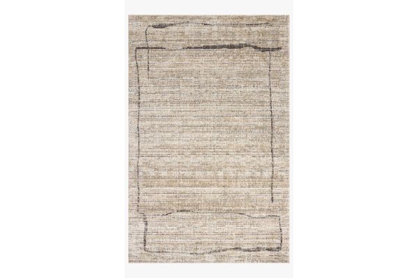Bleecker Natural/Charcoal 8x10 Rug by Loloi