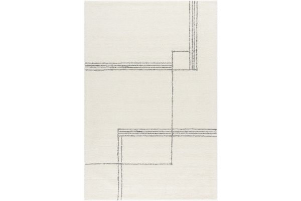 Falcao Ivory Handmade 8x10 Area Rug