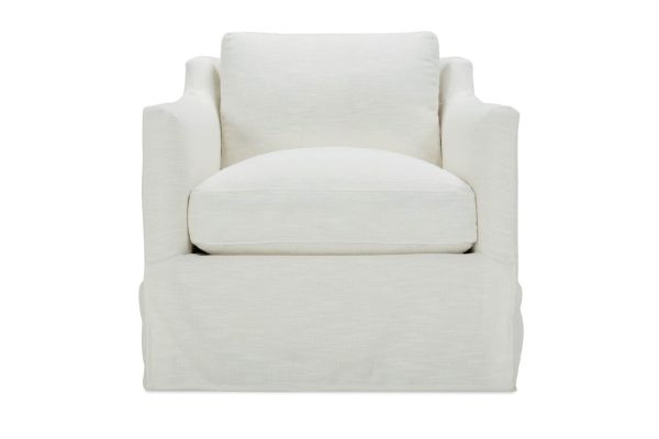Madeline Slipcover Swivel Chair