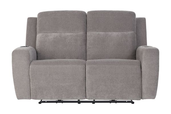 Ash Dual Power Reclining Loveseat