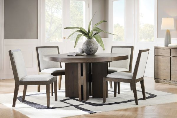 Outline Round Table + 4 Chairs 