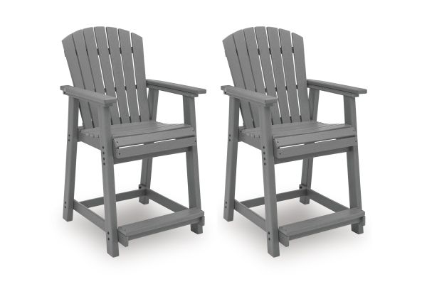 Sanctuary Beach Outdoor Counter Height Bar Stool (Set of 2)
