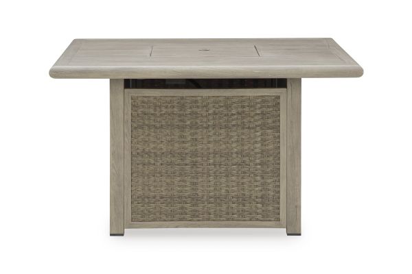 Cliff Trails Square Fire Pit Table