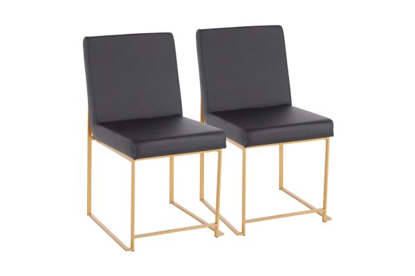 High Back Fuji Dining Chair by LumiSource - Set of 2
