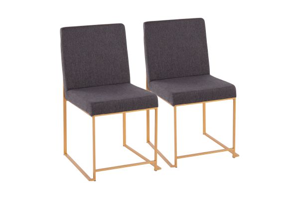 High Back Fuji Dining Chair by LumiSource - Set of 2