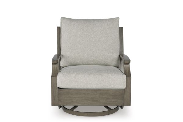 Rainier Ranch Outdoor Swivel Glider Chair with Cushion