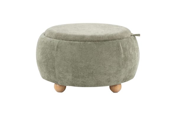 Tray Pouf Storage Ottoman by LumiSource