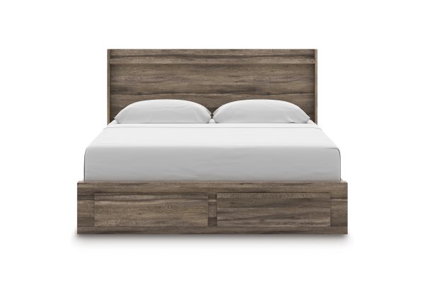 Elbrim King Panel Storage Bed with 4 Drawers