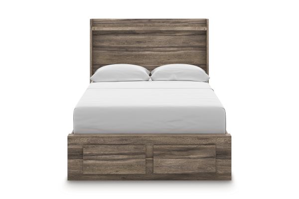 Elbrim Full Panel Storage Bed with 4 Drawers