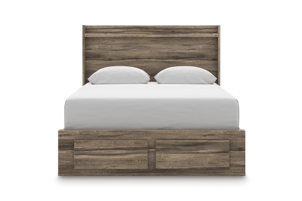 Elbrim Queen Panel Storage Bed with 6 Drawers