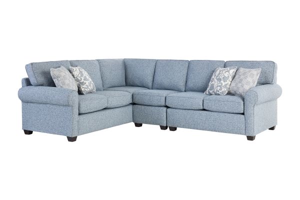 Hart Beige 3-Piece Sectional with Right Arm Facing Loveseat