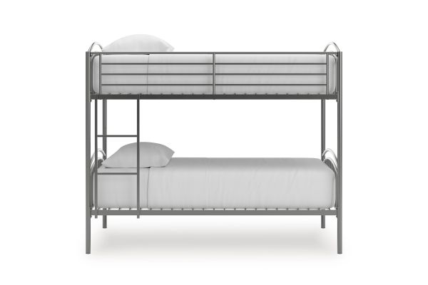 Lanceburg Twin over Twin Bunk Bed with Ladder