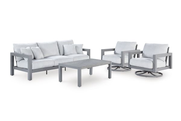 Hurley Park 4-Piece Outdoor Conversation Set