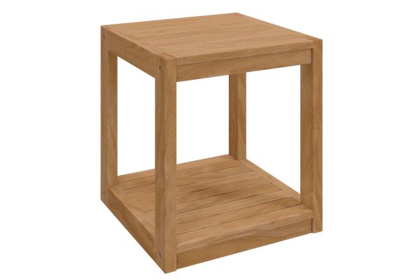 Carlsbad Teak Wood Outdoor Patio Side Table by Modway