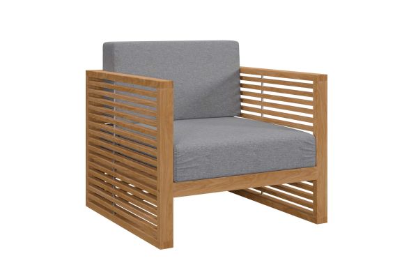 Carlsbad Teak Wood Outdoor Patio Armchair by Modway