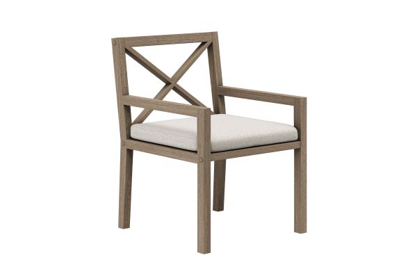 Northlake Outdoor Patio Teak Dining Armchair by Modway