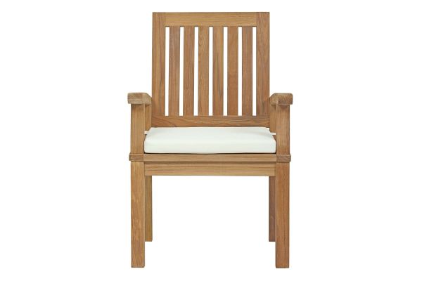 Marina Outdoor Patio Teak Dining Armchair by Modway