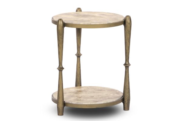 Ruthie Marble End Table 